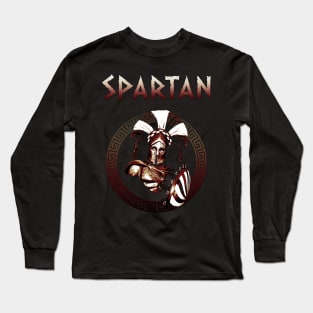 Spartan Hoplite Lacedaemon King Leonidas Long Sleeve T-Shirt